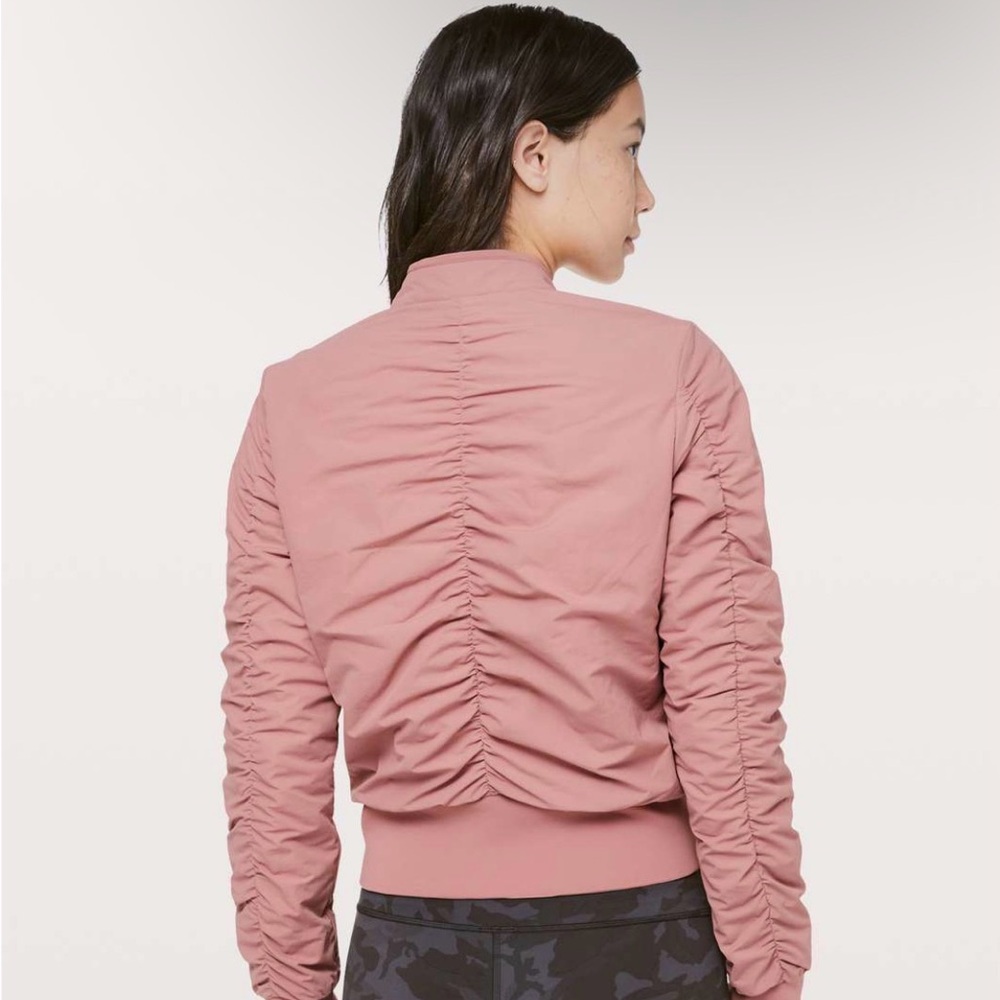 Lululemon reversible quilted bomber jacket size 8
